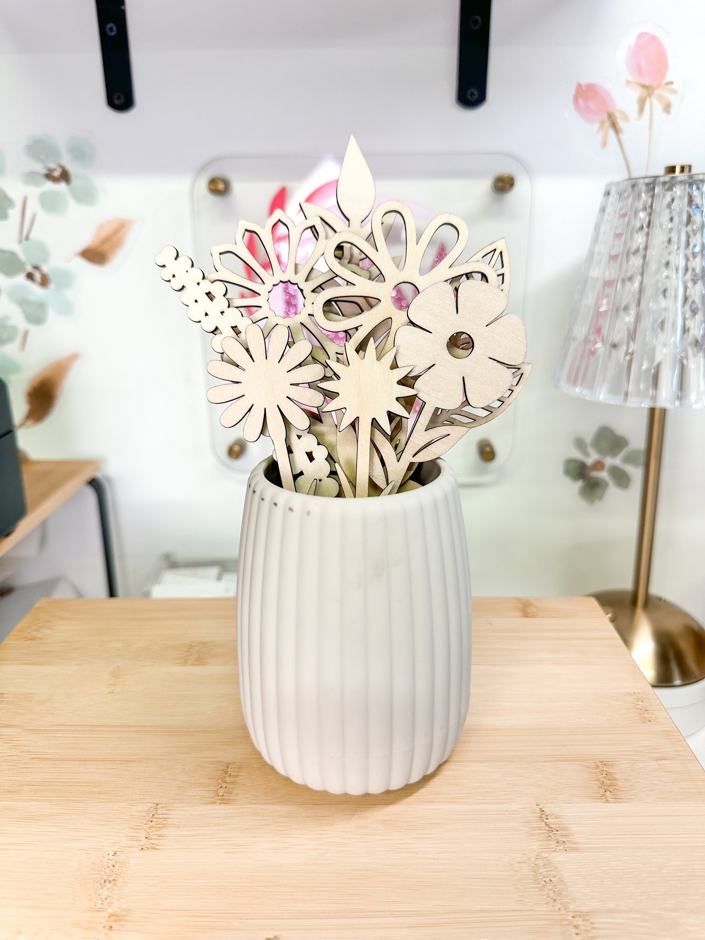 Wooden Flower Bouquet