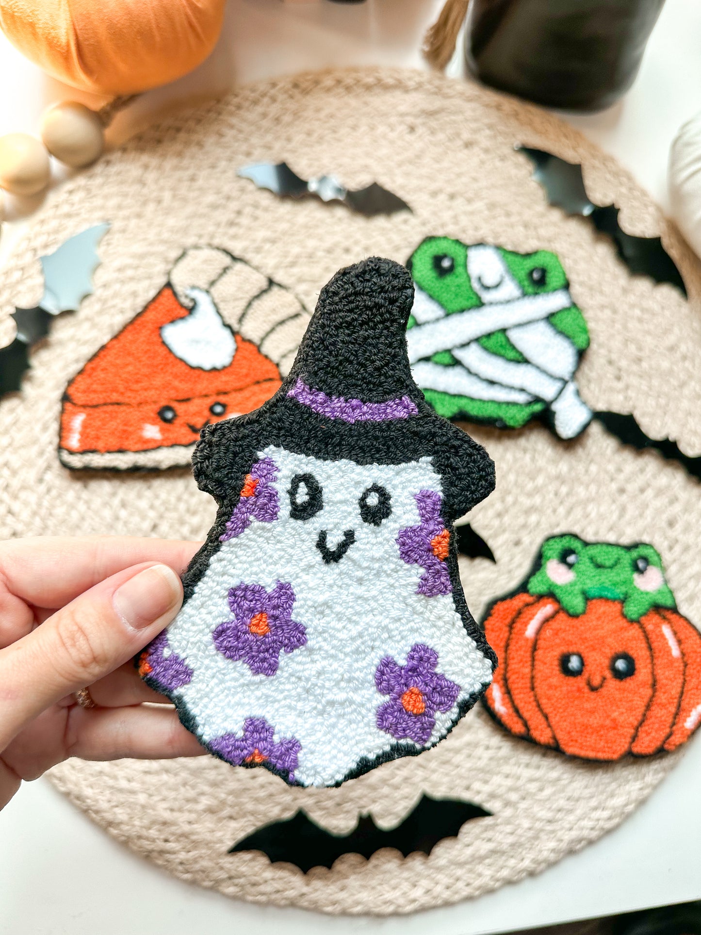 Halloween Themed Mug Rugs