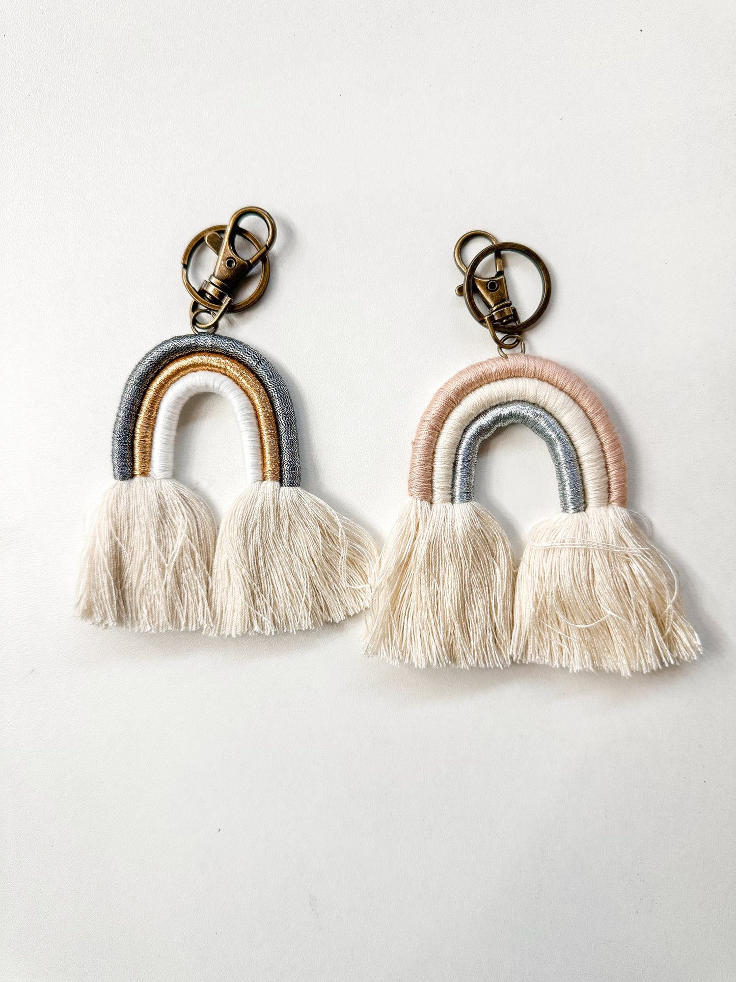 Boho Rainbow Keychain