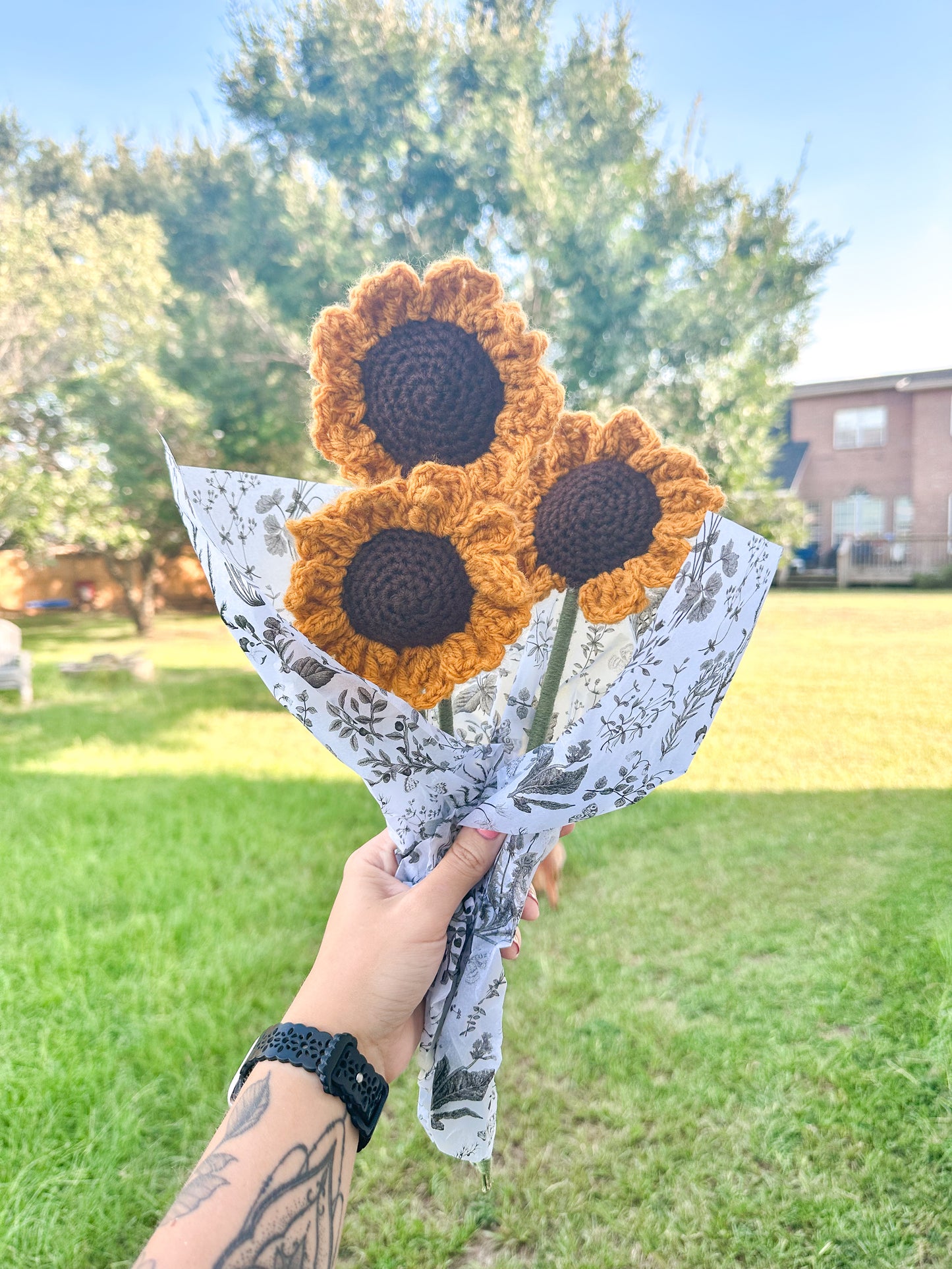 Crochet Sunflower