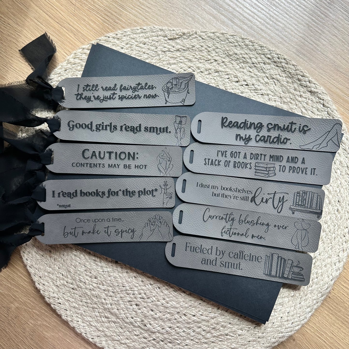 Smut Leather Bookmark