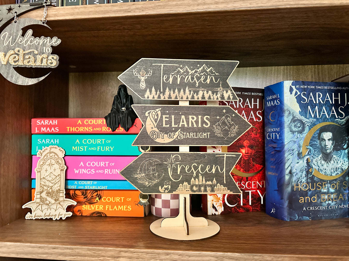 Sarah J Maas - Library Sign Post