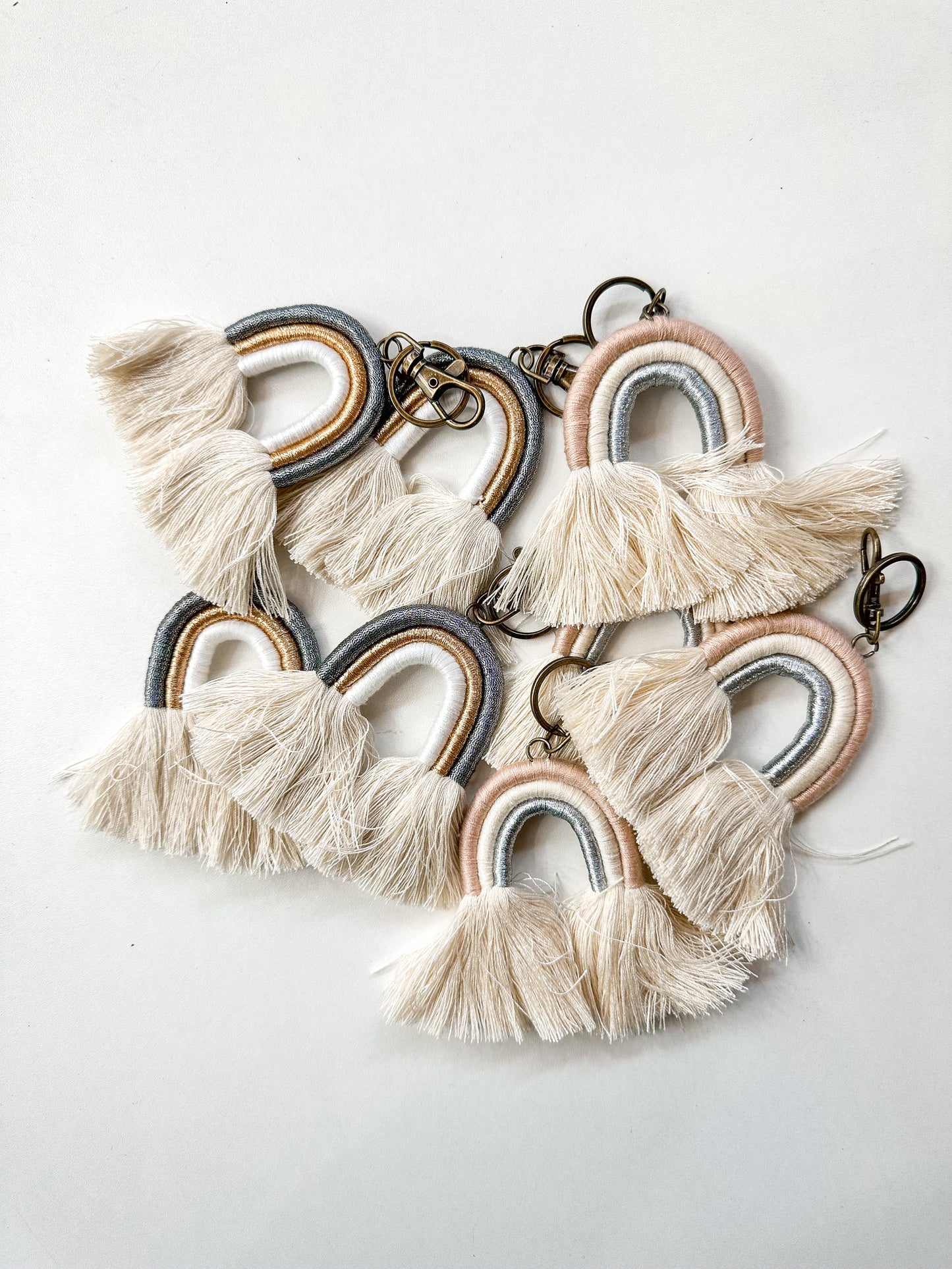 Boho Rainbow Keychain