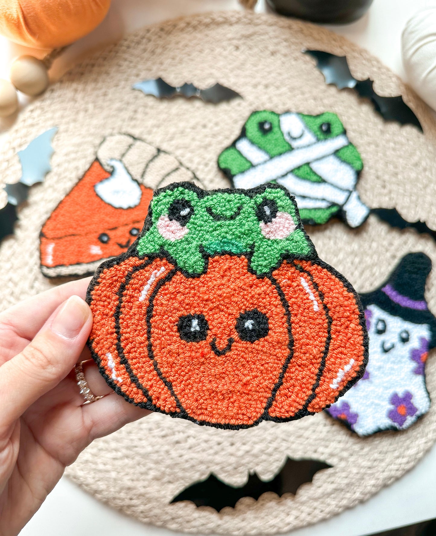 Halloween Themed Mug Rugs