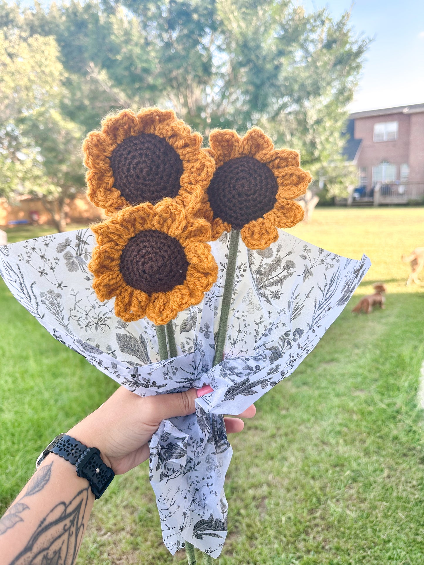 Crochet Sunflower