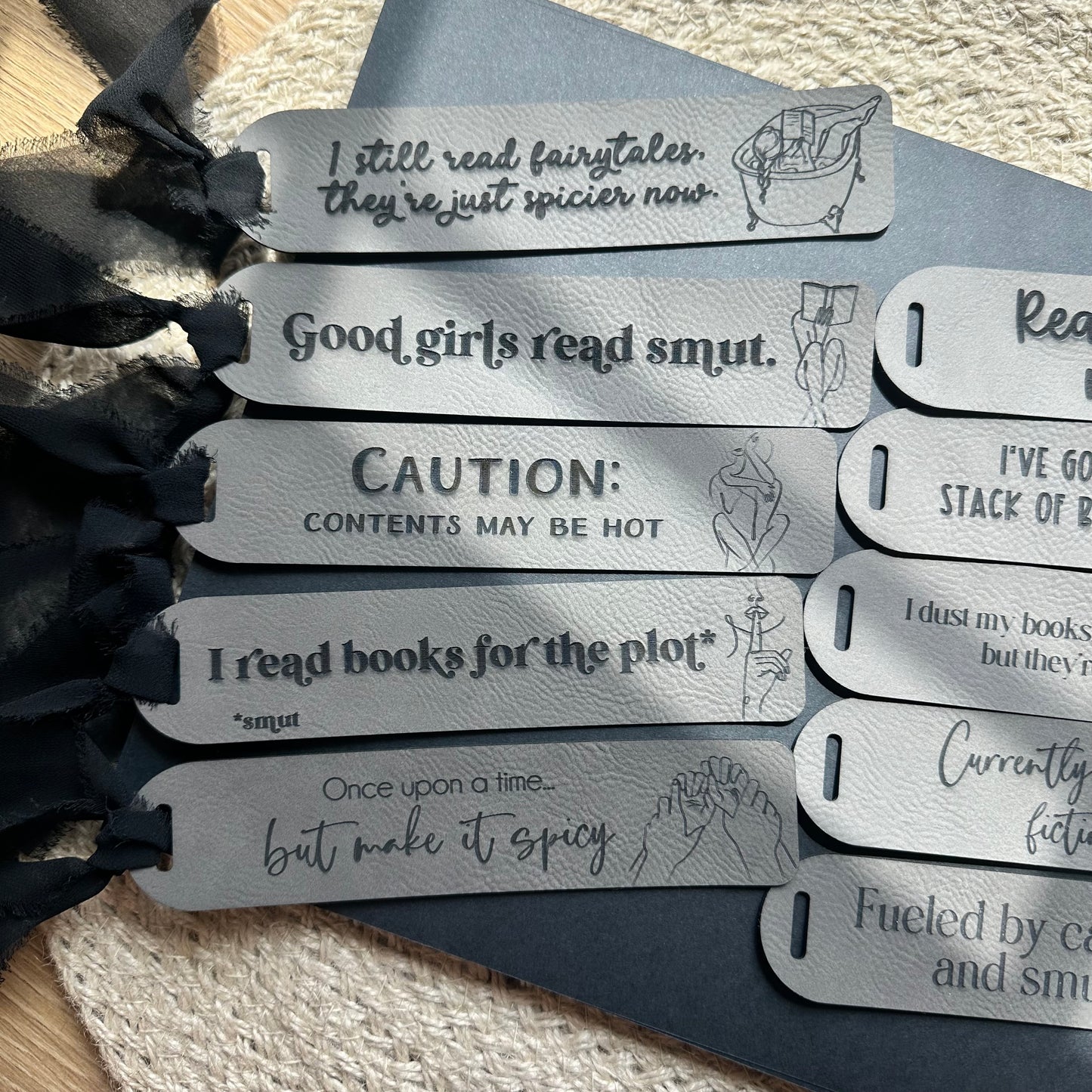 Smut Leather Bookmark