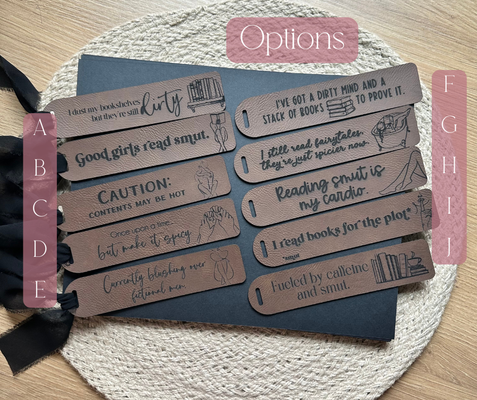 Smut Leather Bookmark