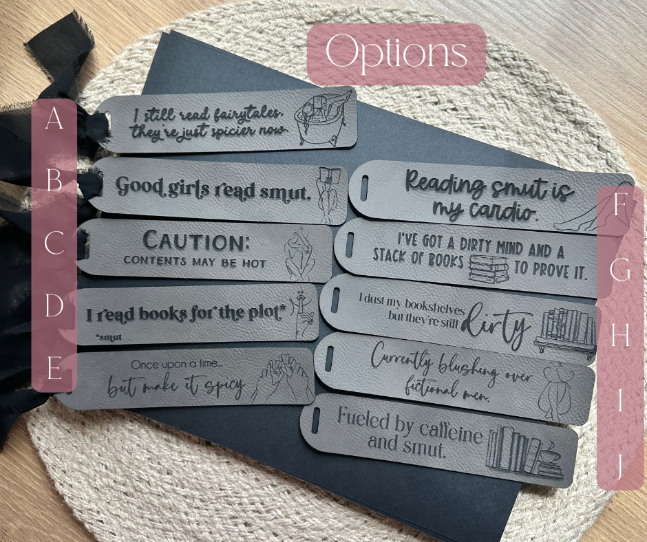 Smut Leather Bookmark
