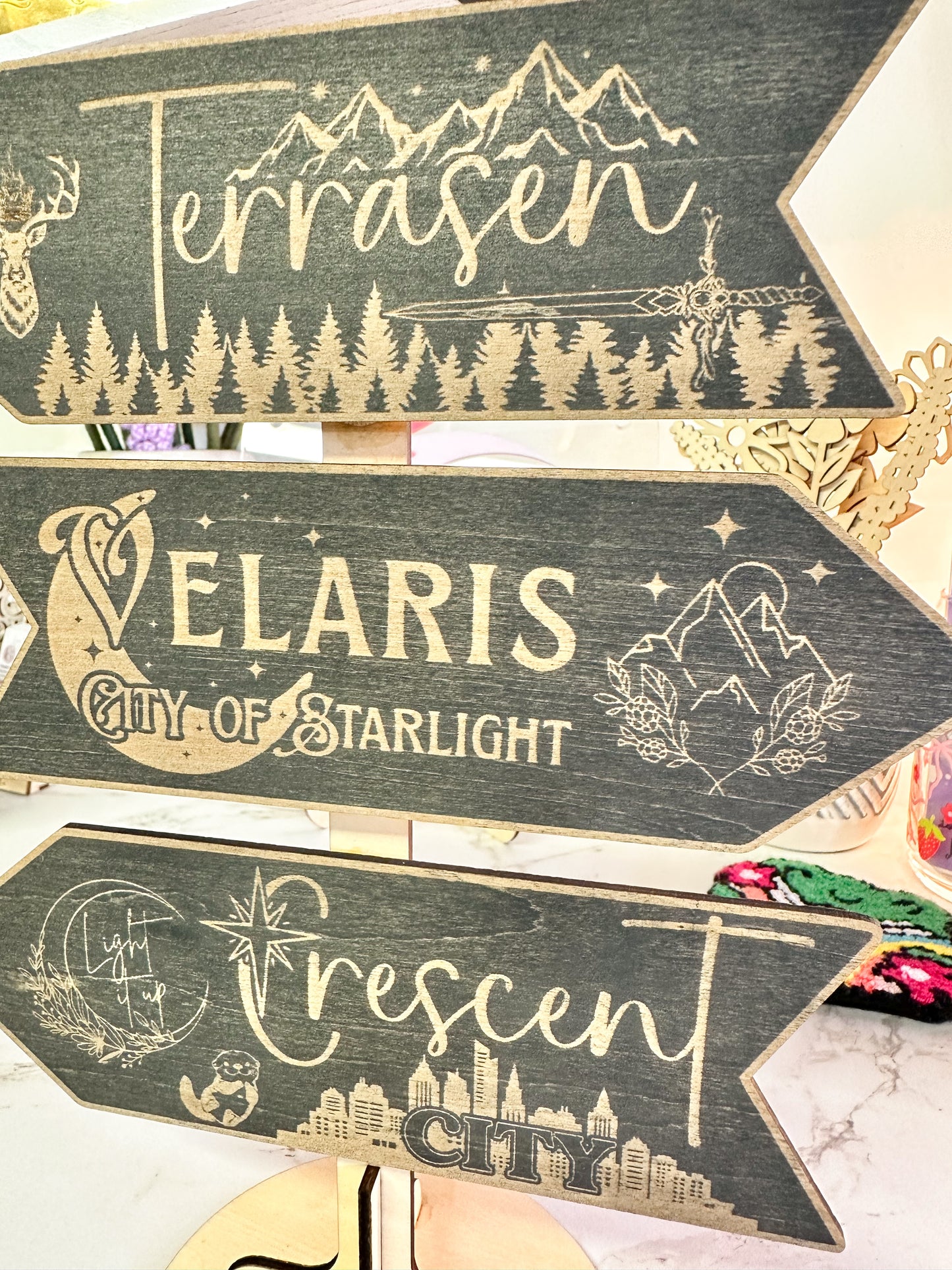 Sarah J Maas - Library Sign Post