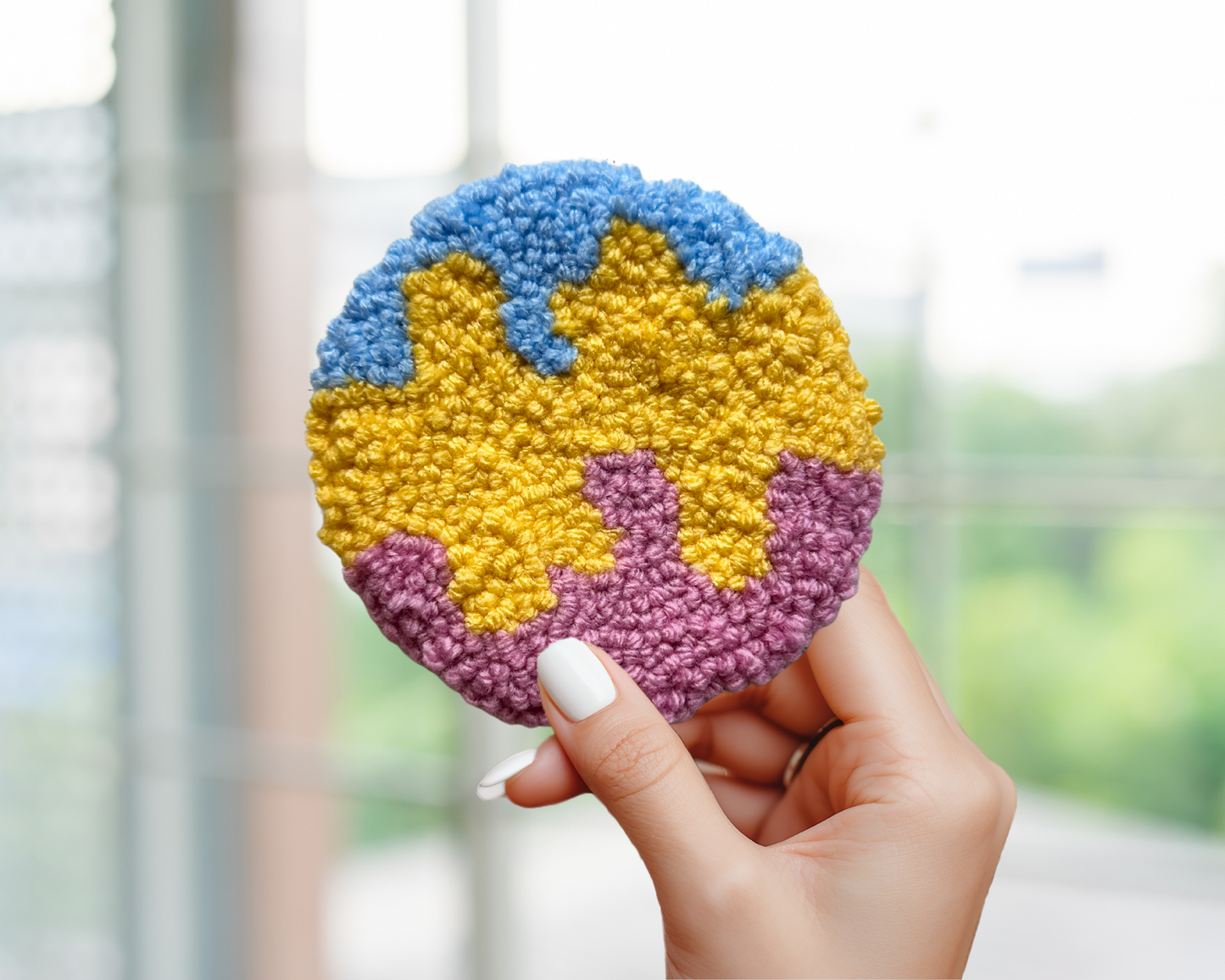 Punch Needle Mug Rugs