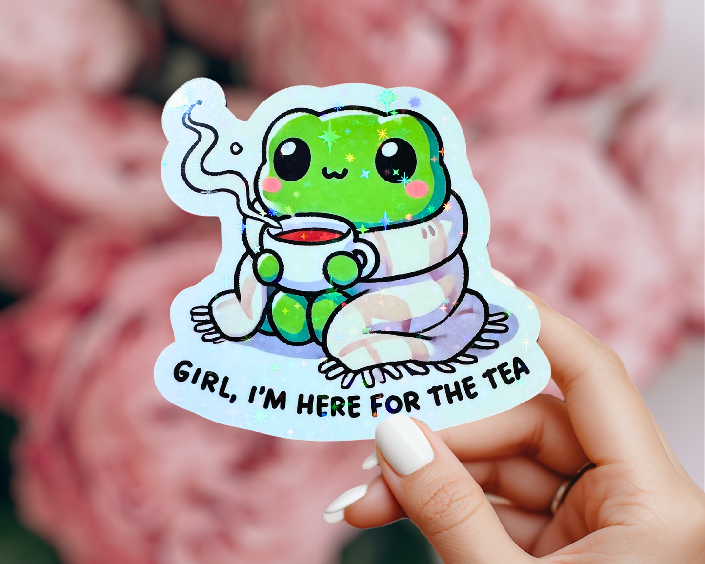 Frog Tea Sticker