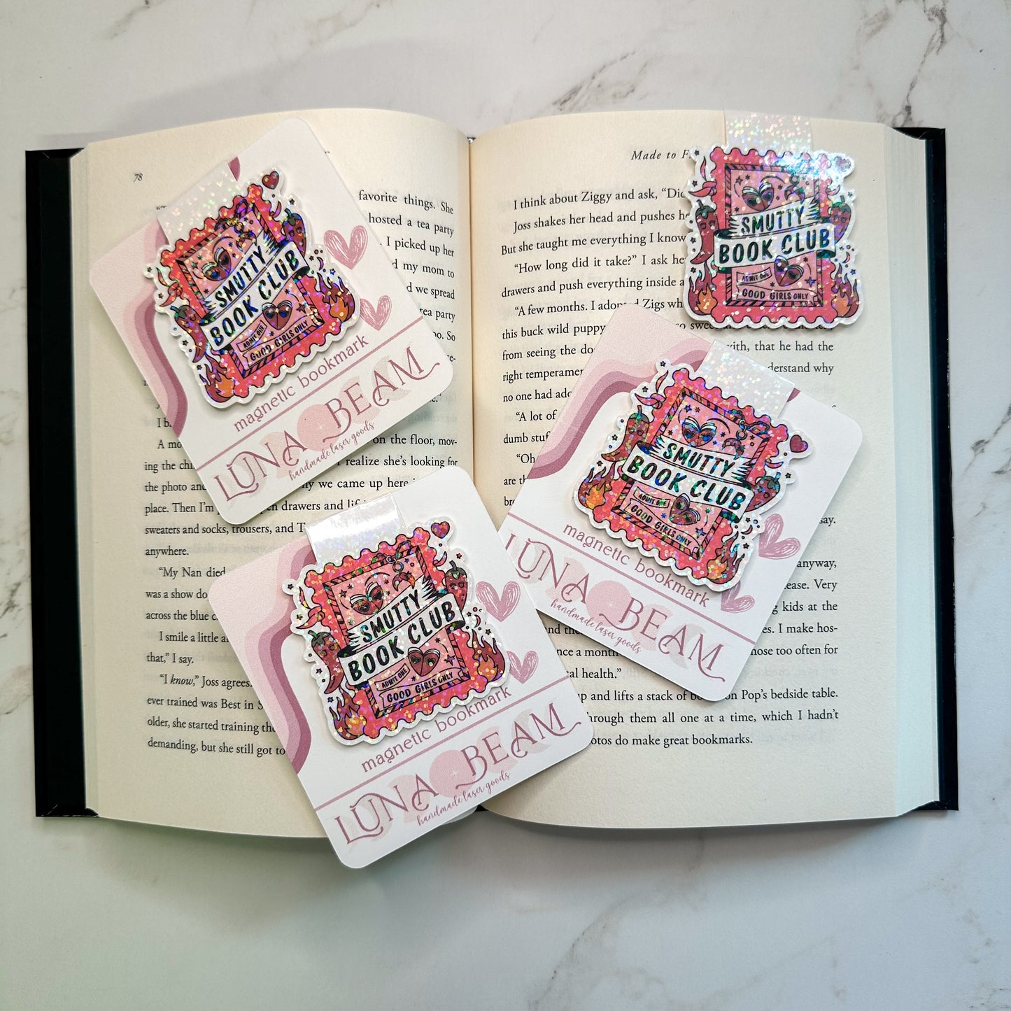 Smutty Book Club Magnetic Bookmark