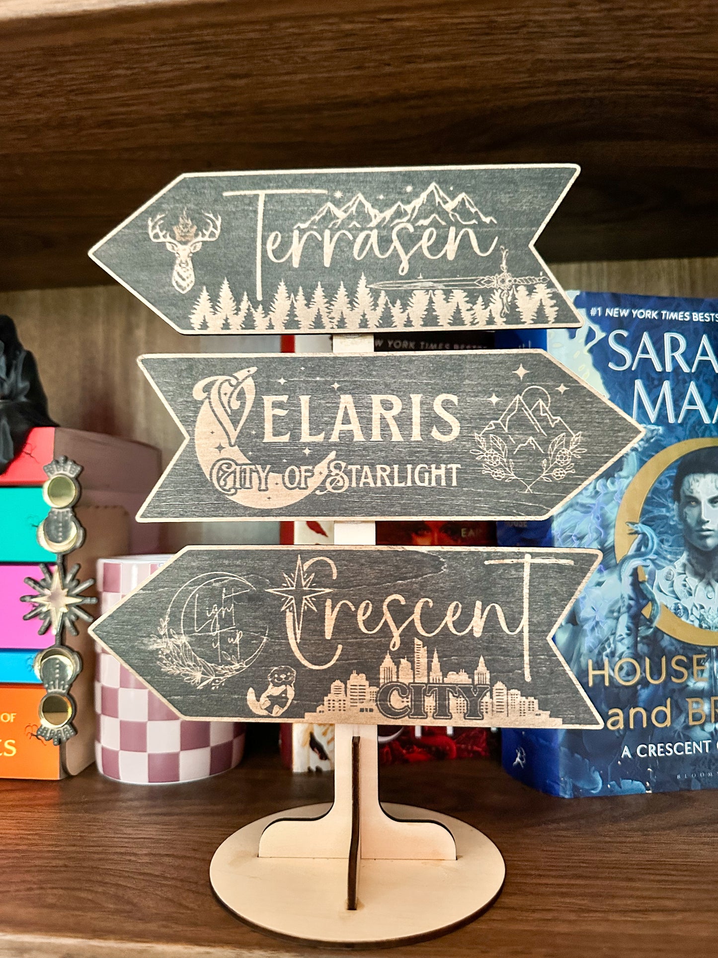 Sarah J Maas - Library Sign Post