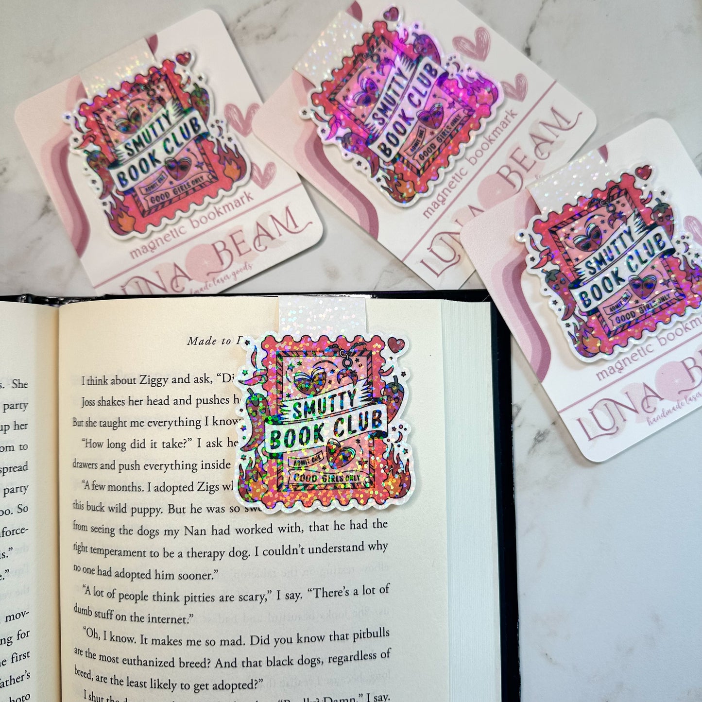 Smutty Book Club Magnetic Bookmark