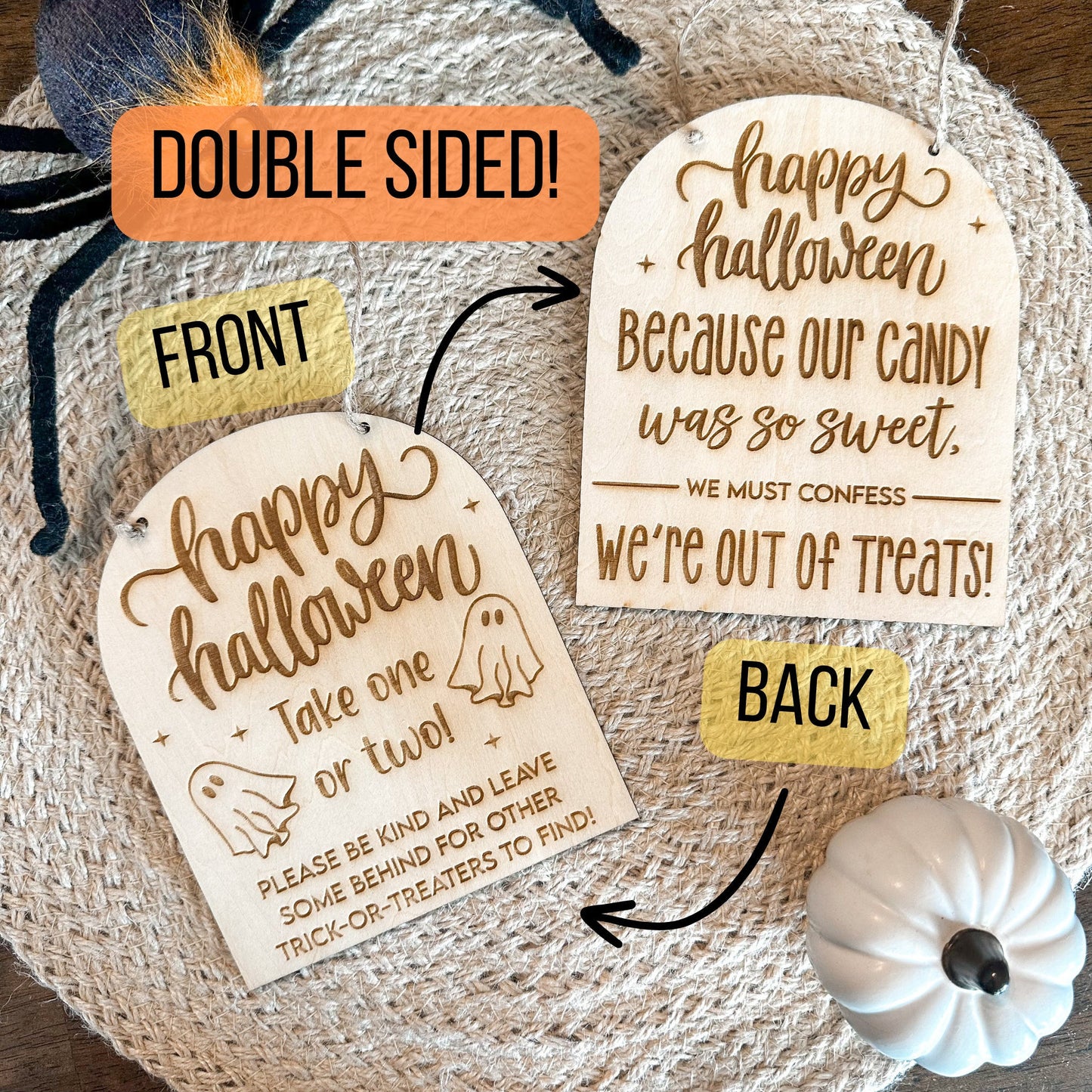 Halloween Candy Sign