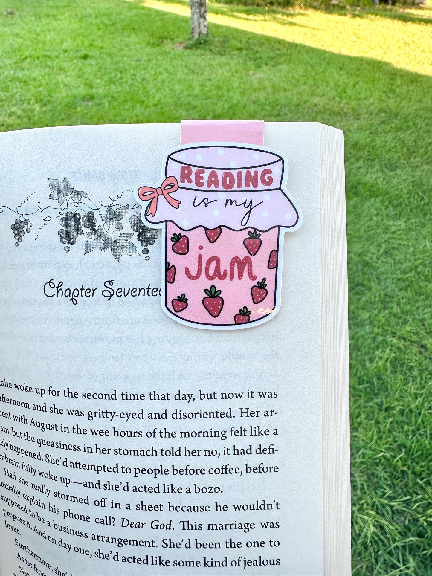 Reading Is My Jam Magnetic Bookmark