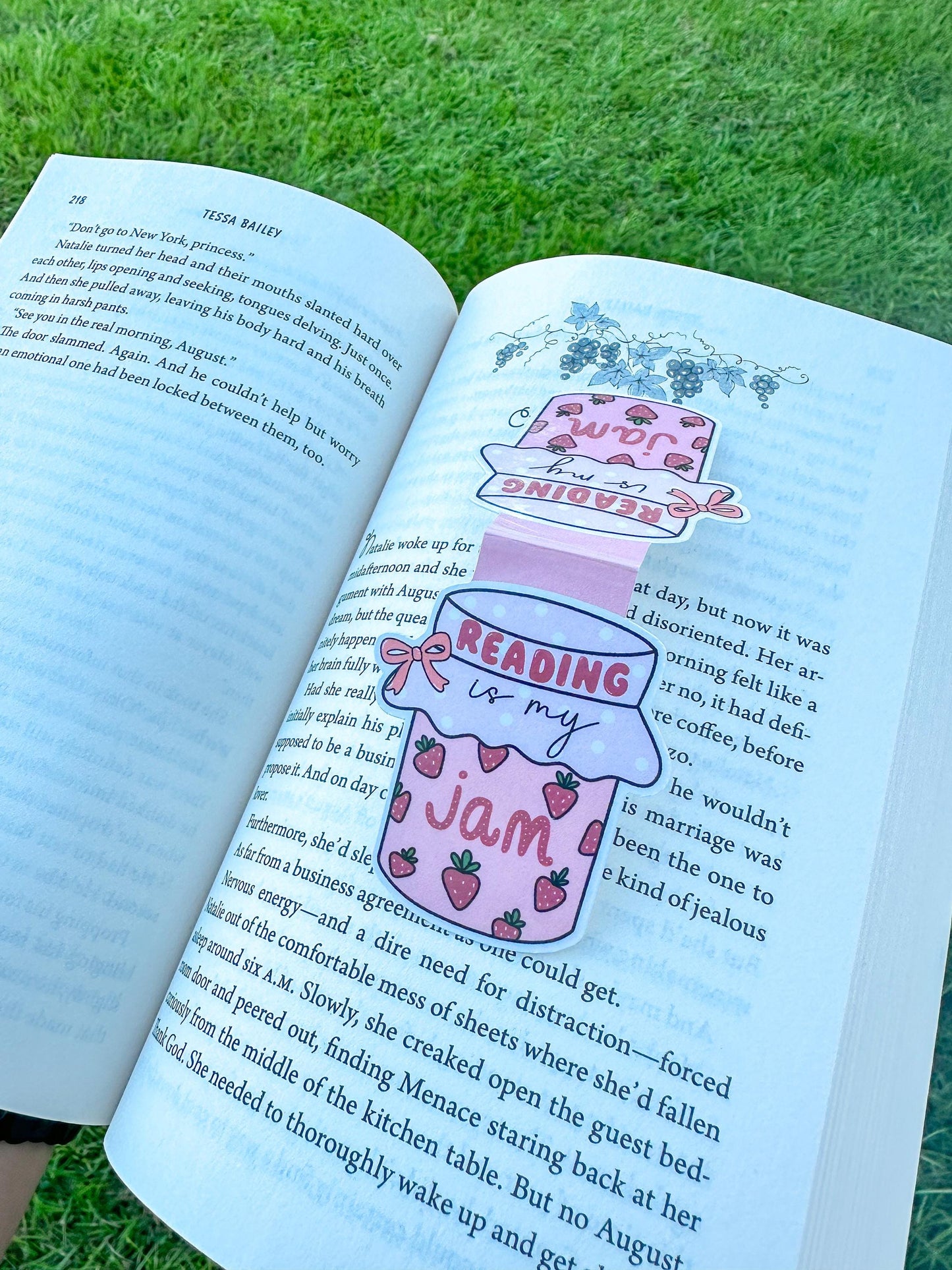 Reading Is My Jam Magnetic Bookmark