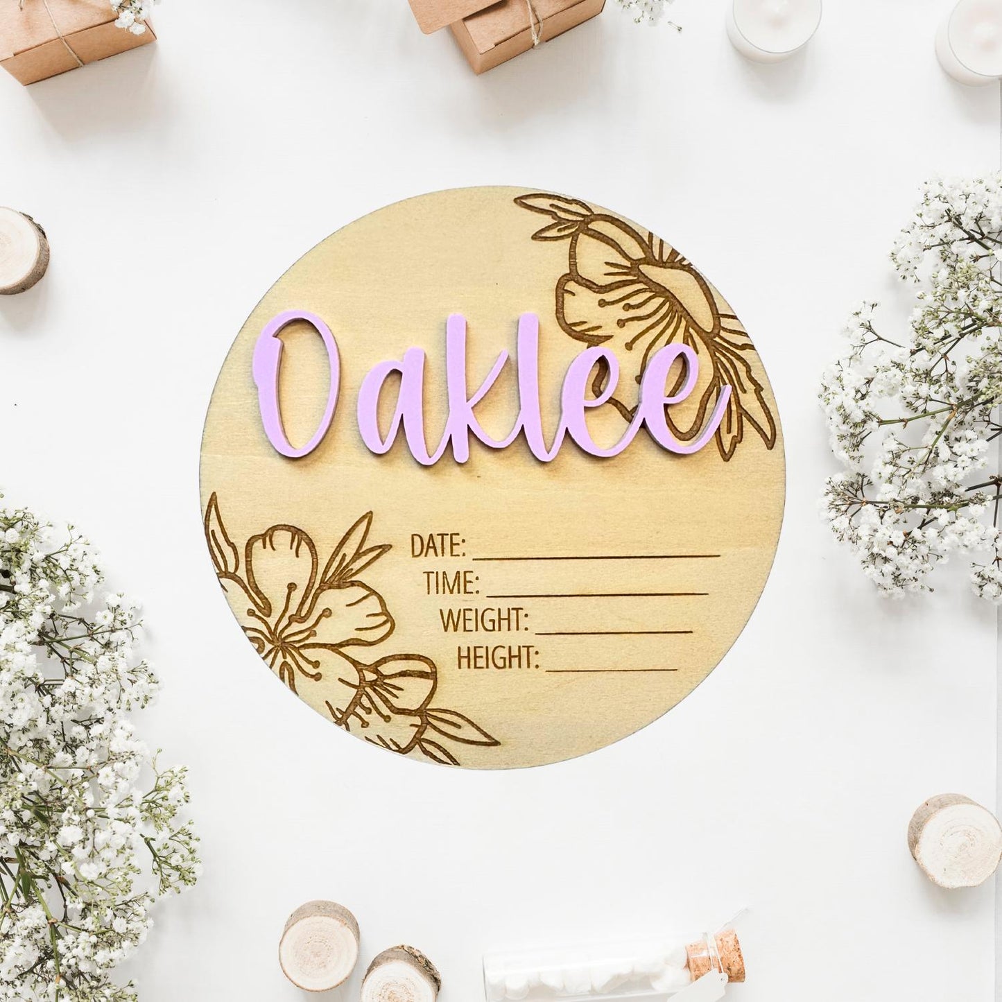 Baby Announcement Sign