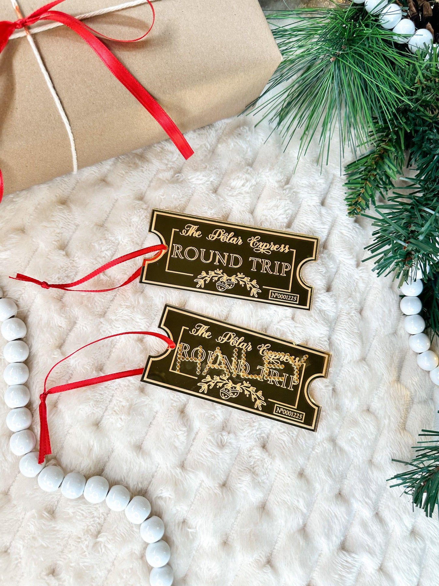Polar Express Ticket Ornament