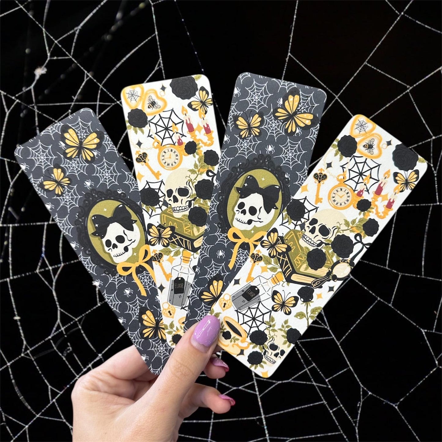 Dark Academia Themed Bookmark