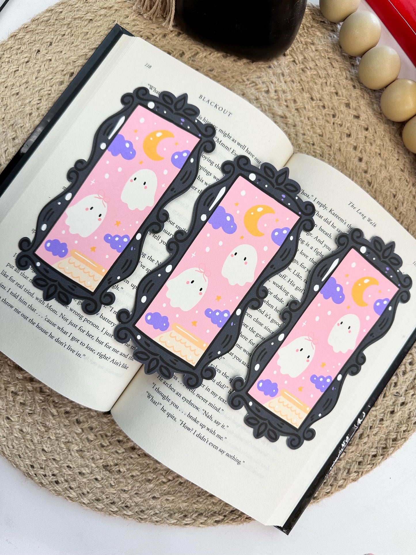 Kawaii Ghost Bookmark