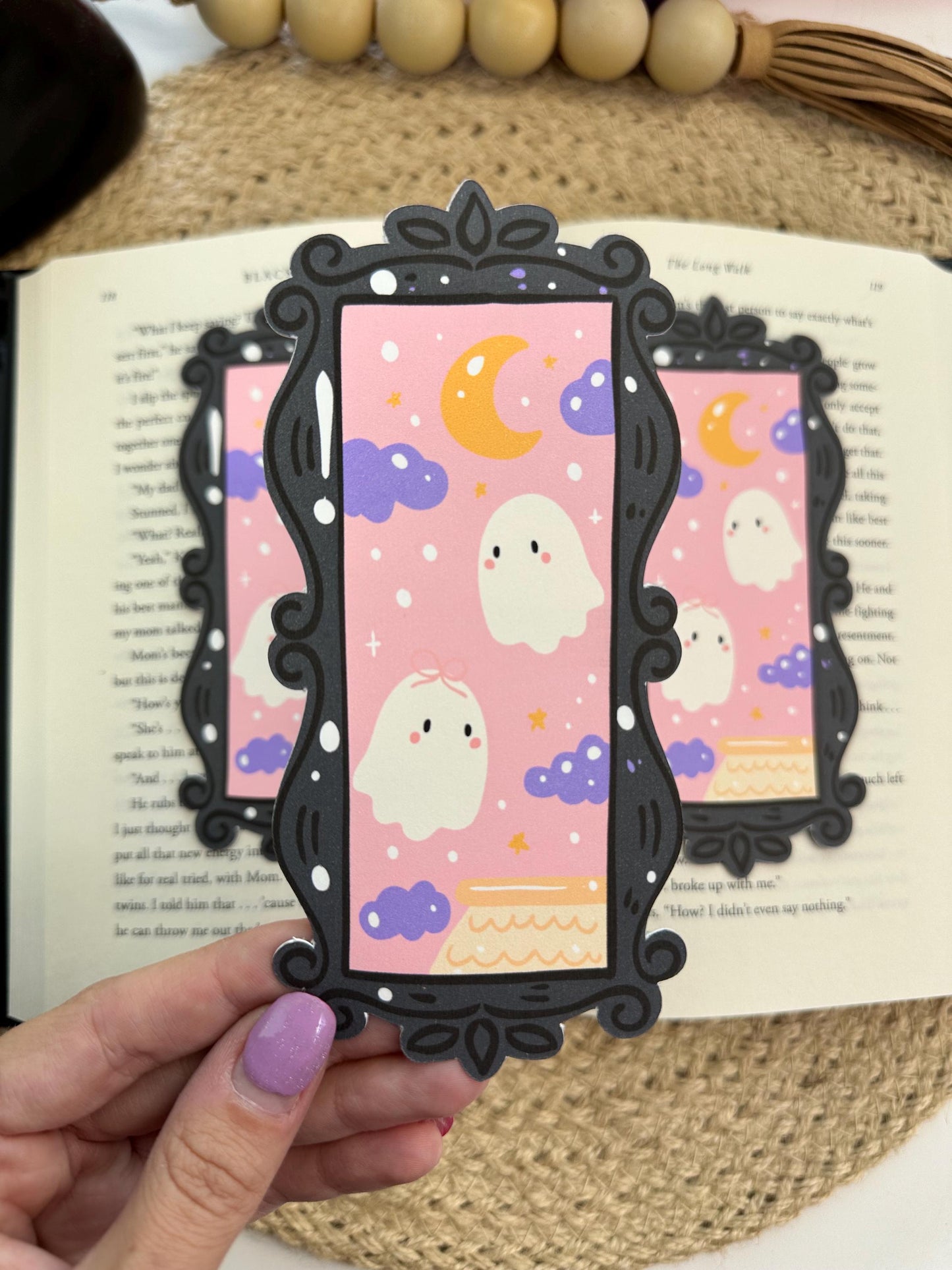 Kawaii Ghost Bookmark