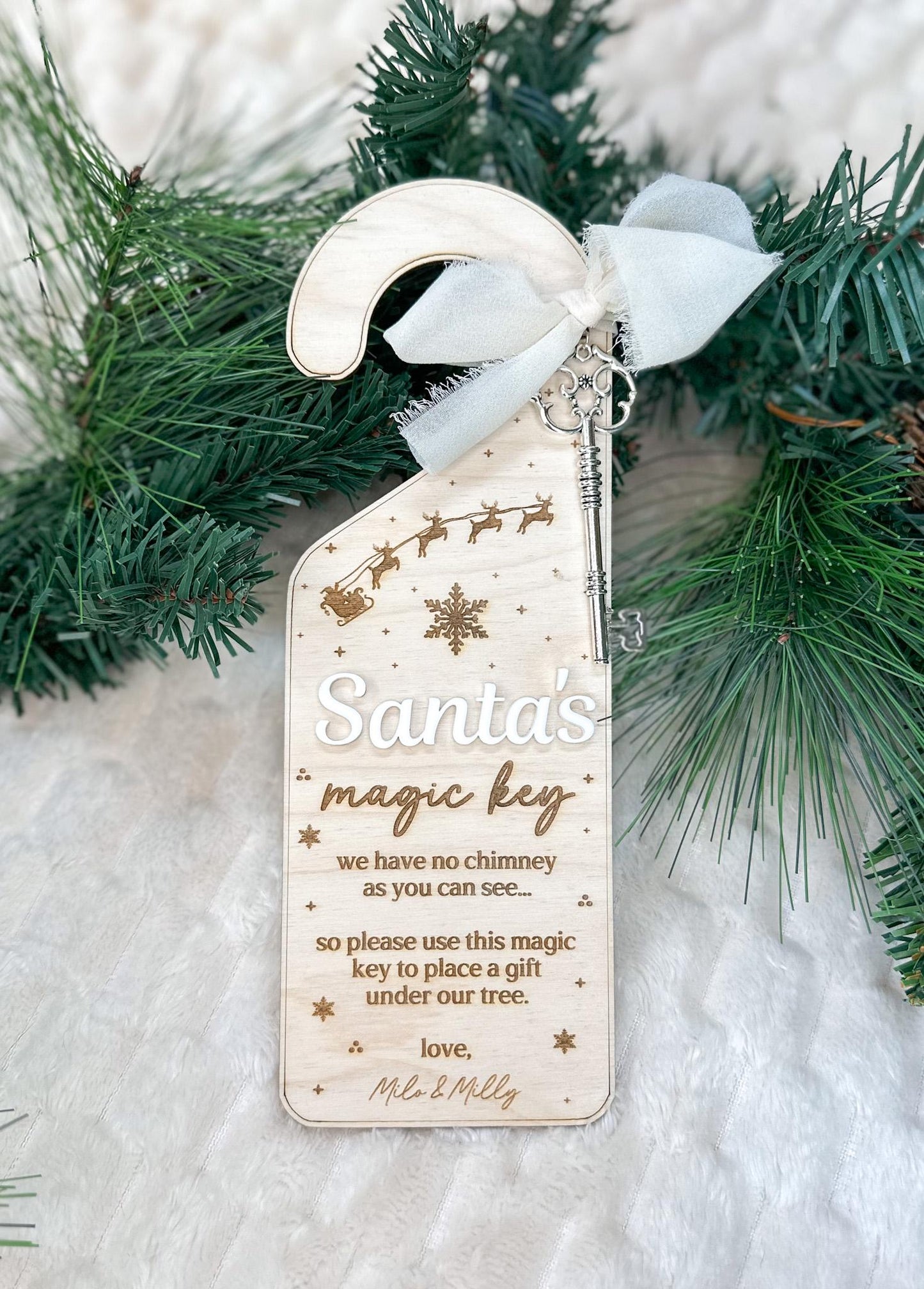 Santa's Magic Key Door Hanger