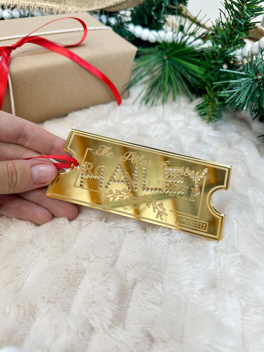 Polar Express Ticket Ornament