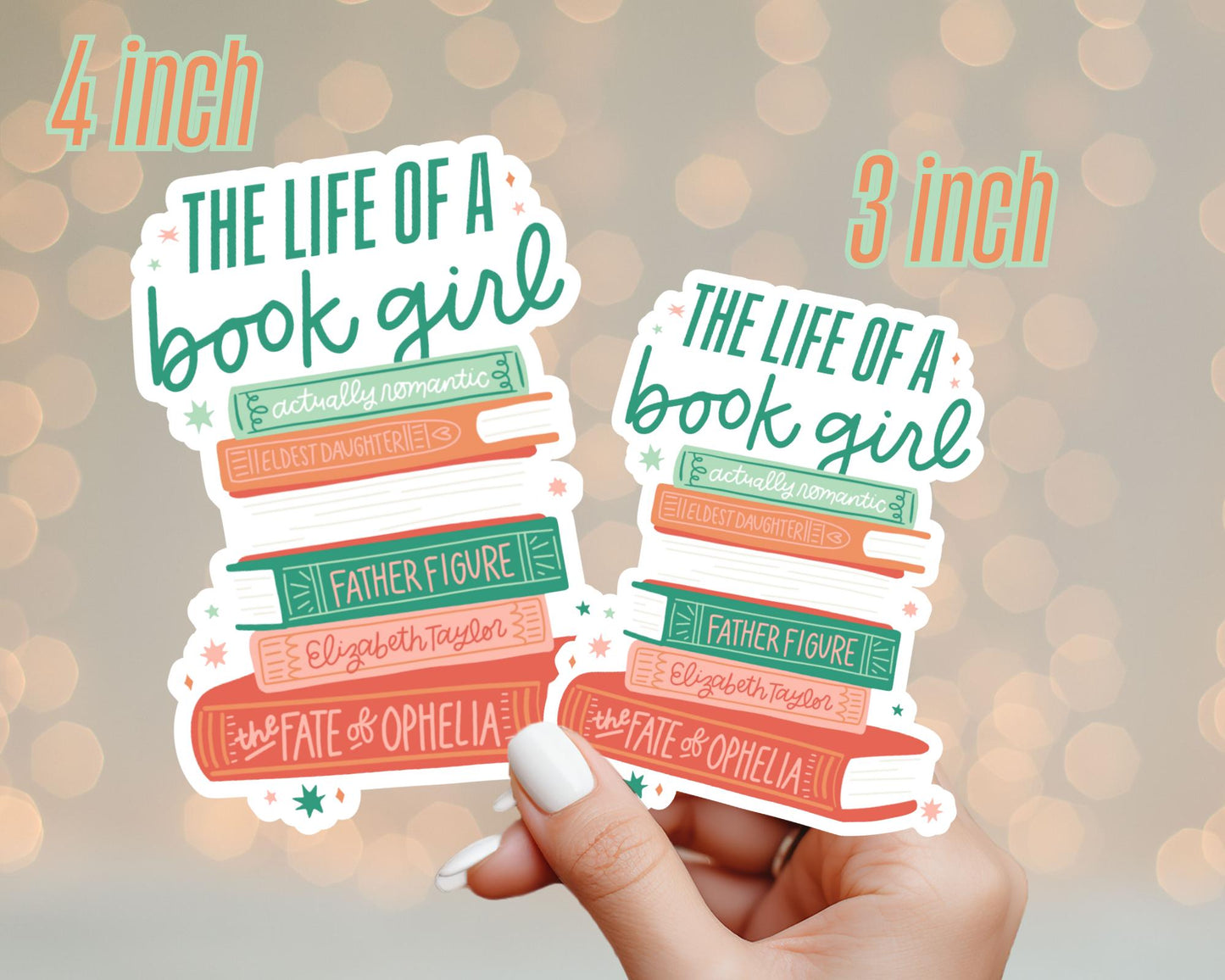 Life Of A Book Girl Sticker