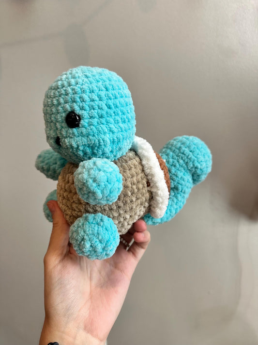 Squirtle Crochet Amigurumi Plushie