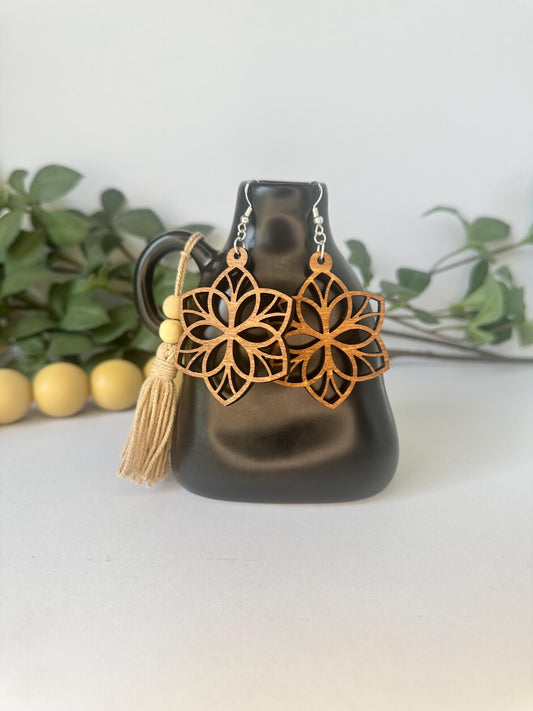 Floral Dangle Earrings