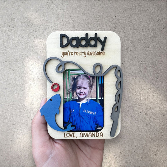 Fishing Photo Frame Magnet