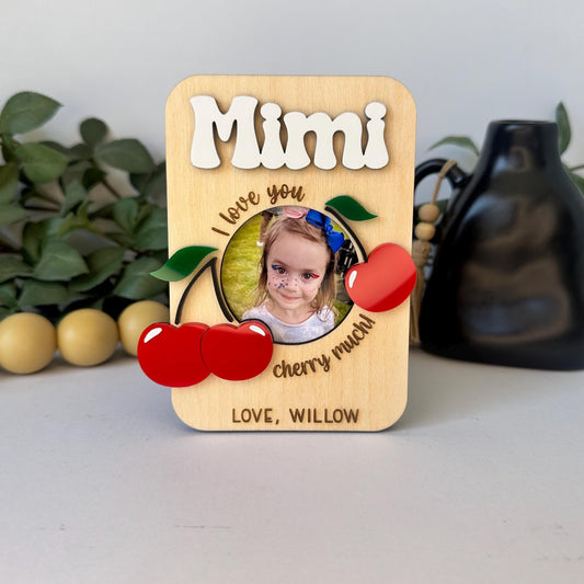 Cherry Photo Frame Magnet
