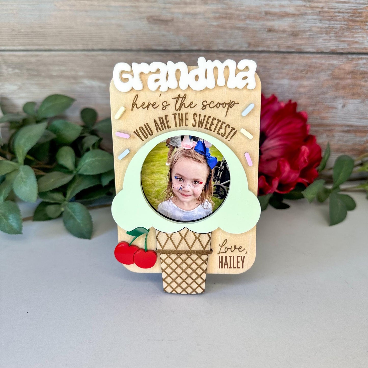 Ice Cream Photo Frame Magnet