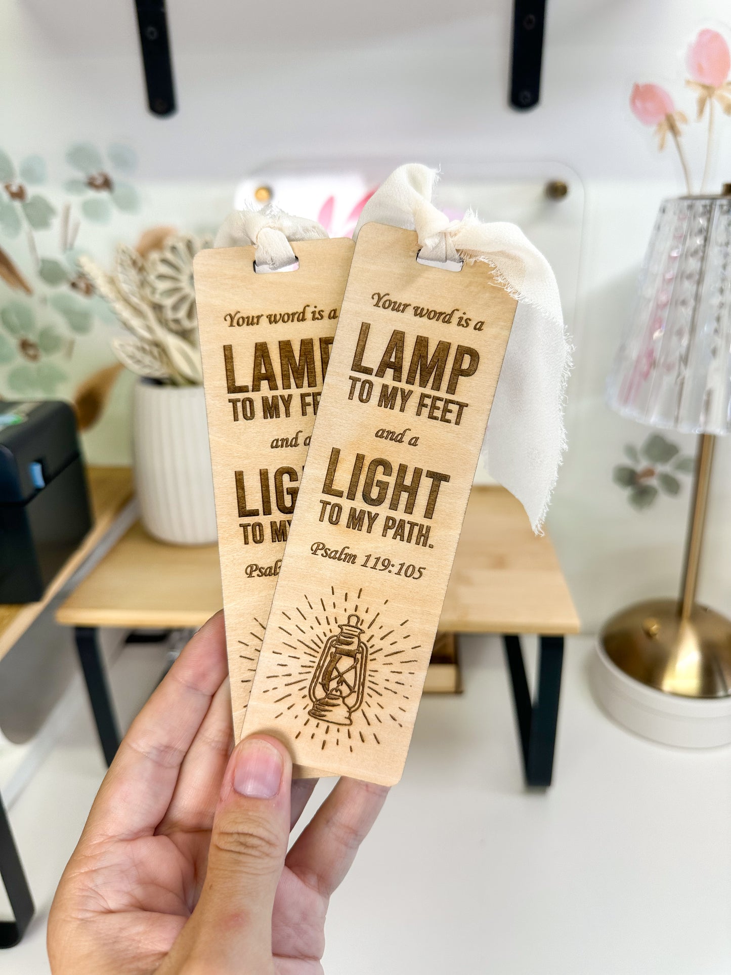 Faith Wooden Bookmarks