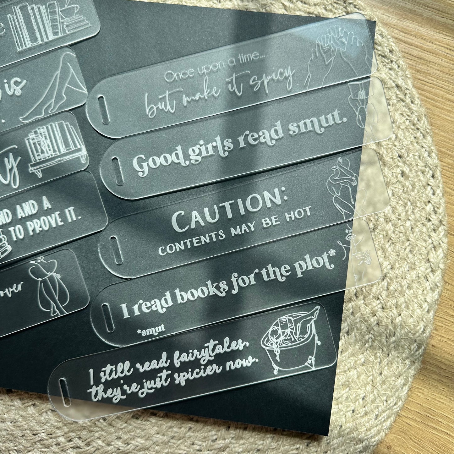 Smut Acrylic Bookmark
