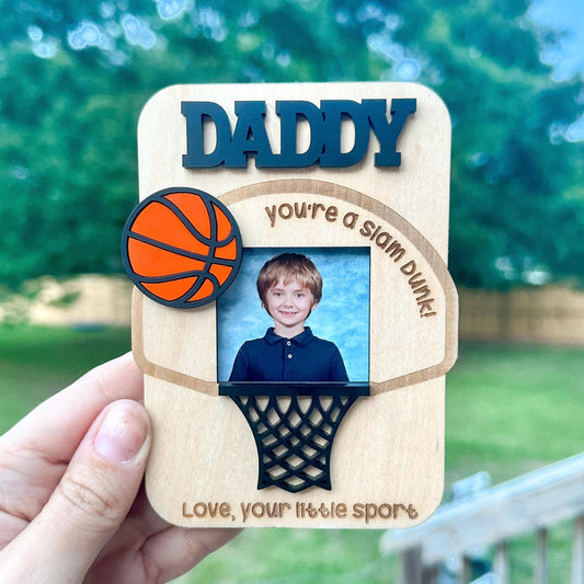 Basketball Photo Frame Magnet