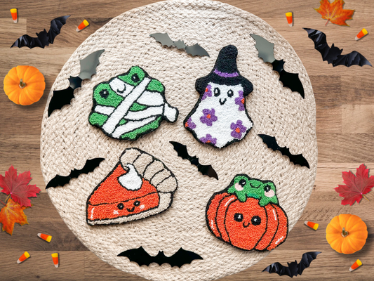 Halloween Themed Mug Rugs