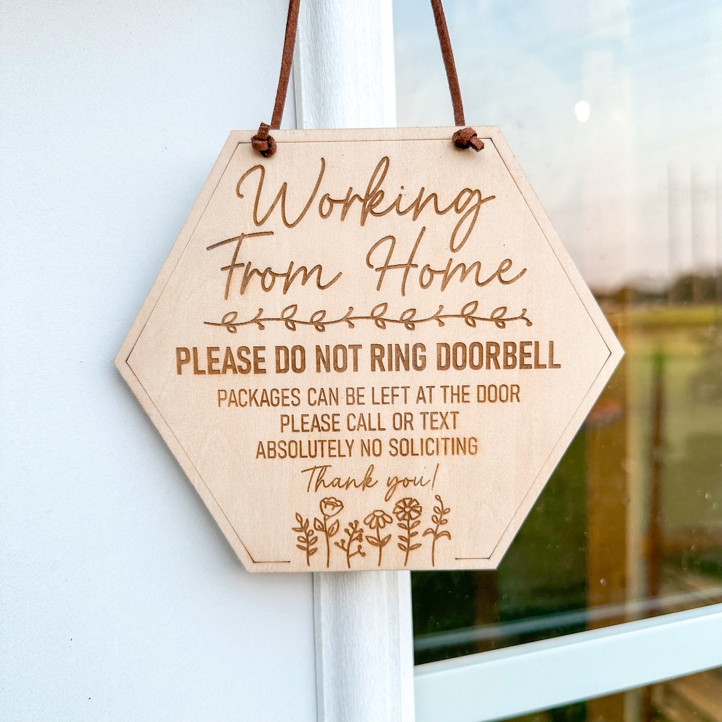 Working From Home Sign