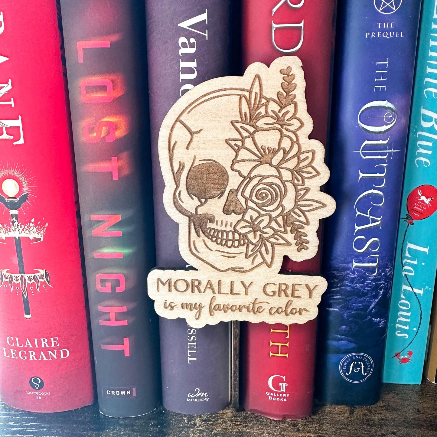 Morally Grey Book Charm