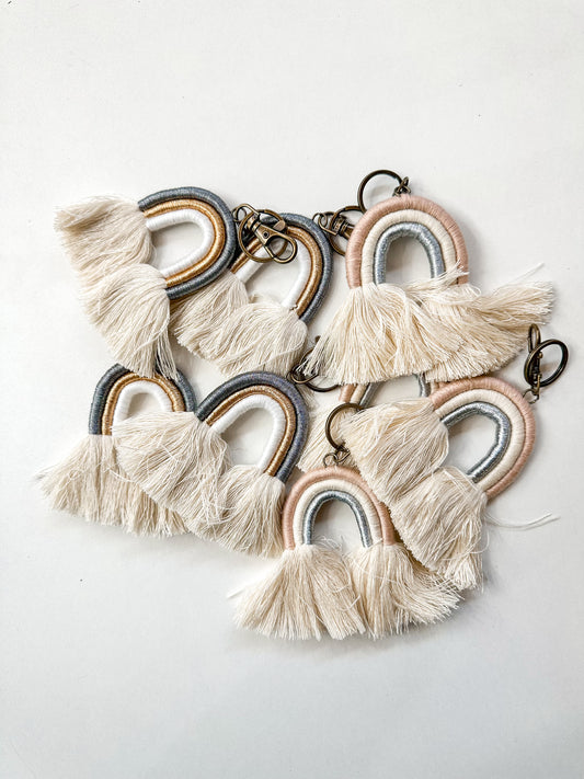 Boho Rainbow Keychain