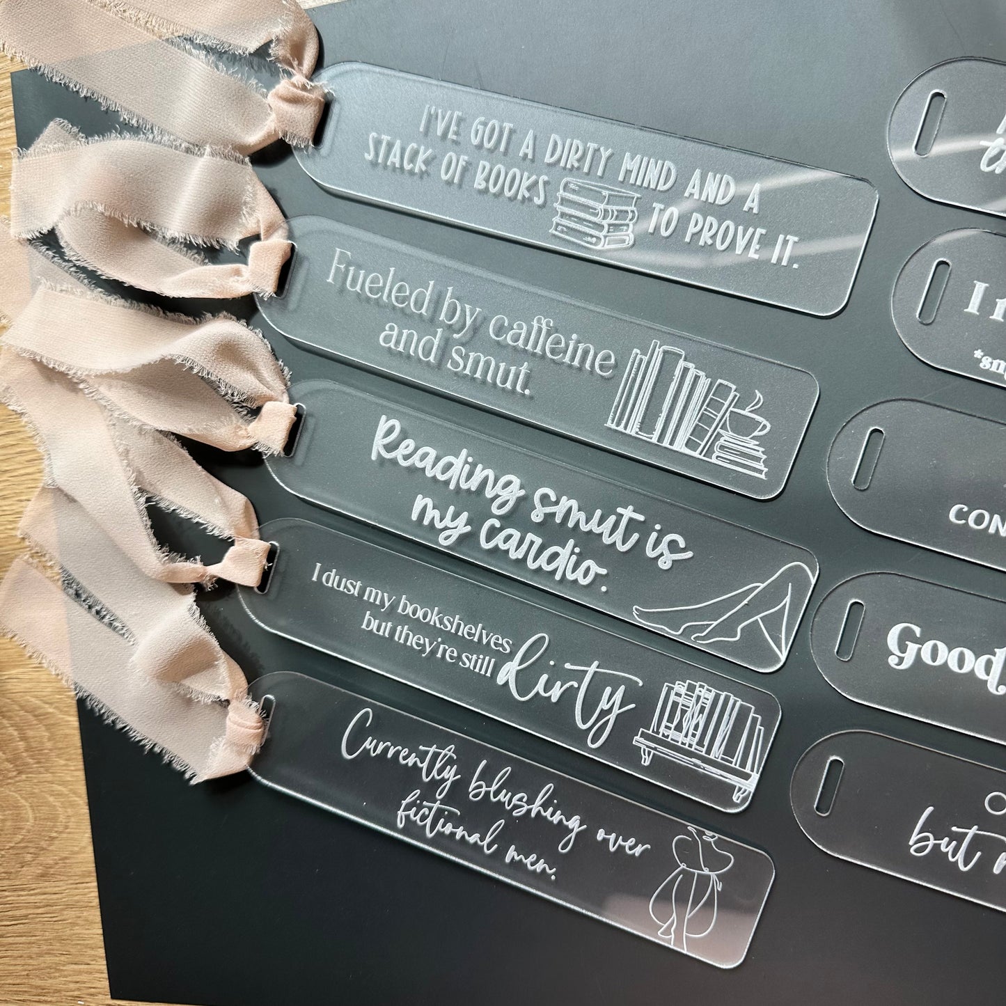 Smut Acrylic Bookmark