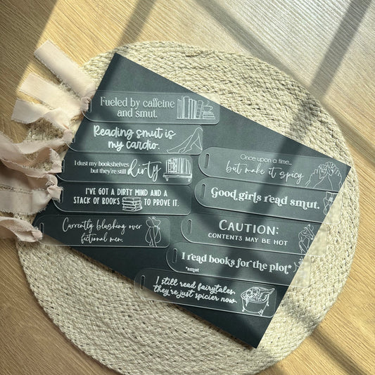 Smut Acrylic Bookmark