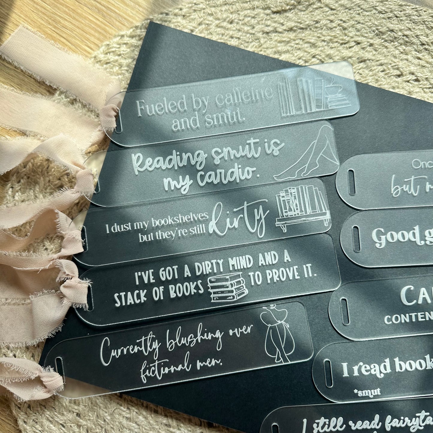 Smut Acrylic Bookmark