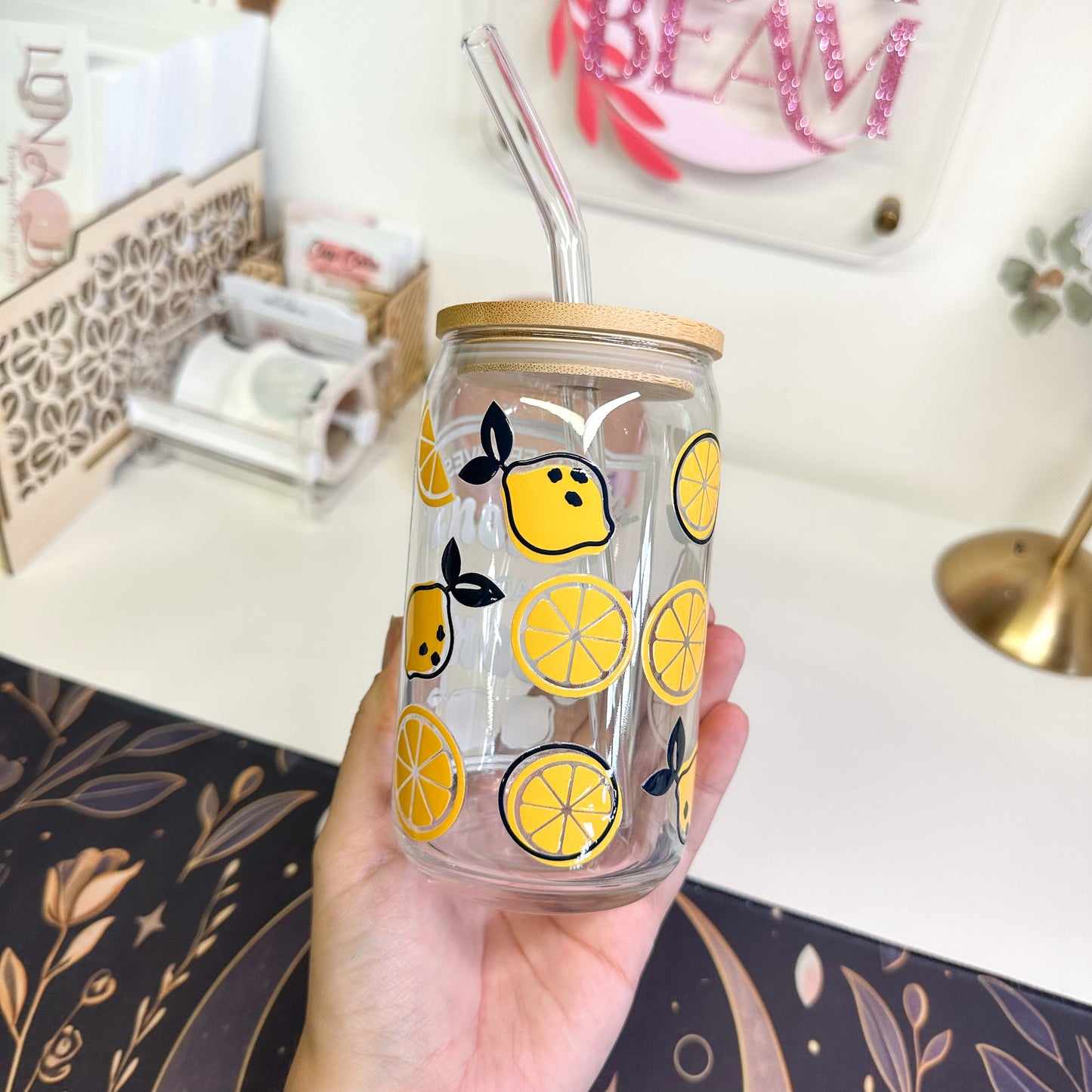 16oz When Life Gives You Lemons Glass