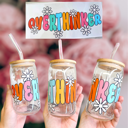 16oz Overthinker Glass