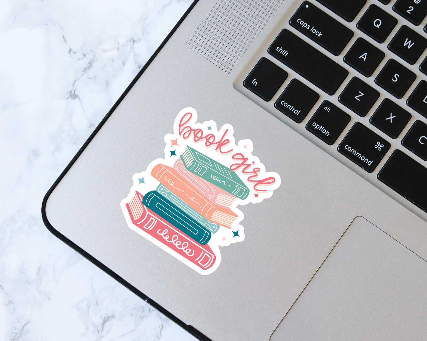 Book Girl Sticker