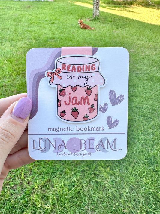 Reading Is My Jam Magnetic Bookmark