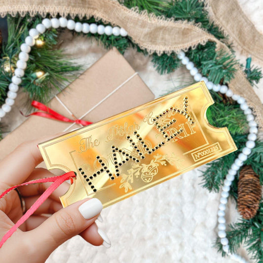 Polar Express Ticket Ornament