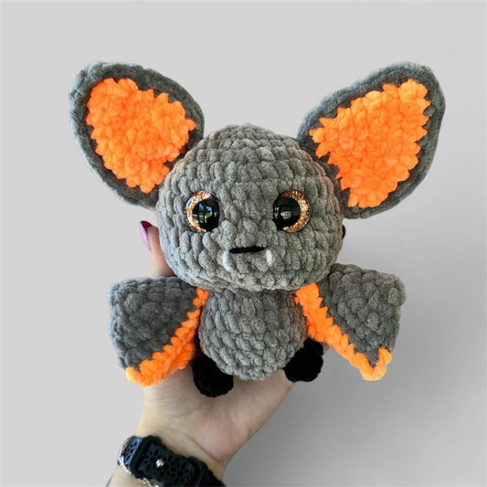Hand Stitched Crochet Bat Plushie